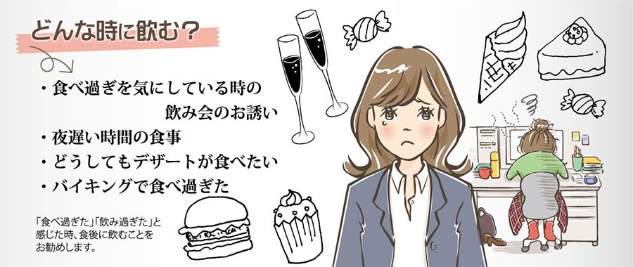 どんな時に飲む？