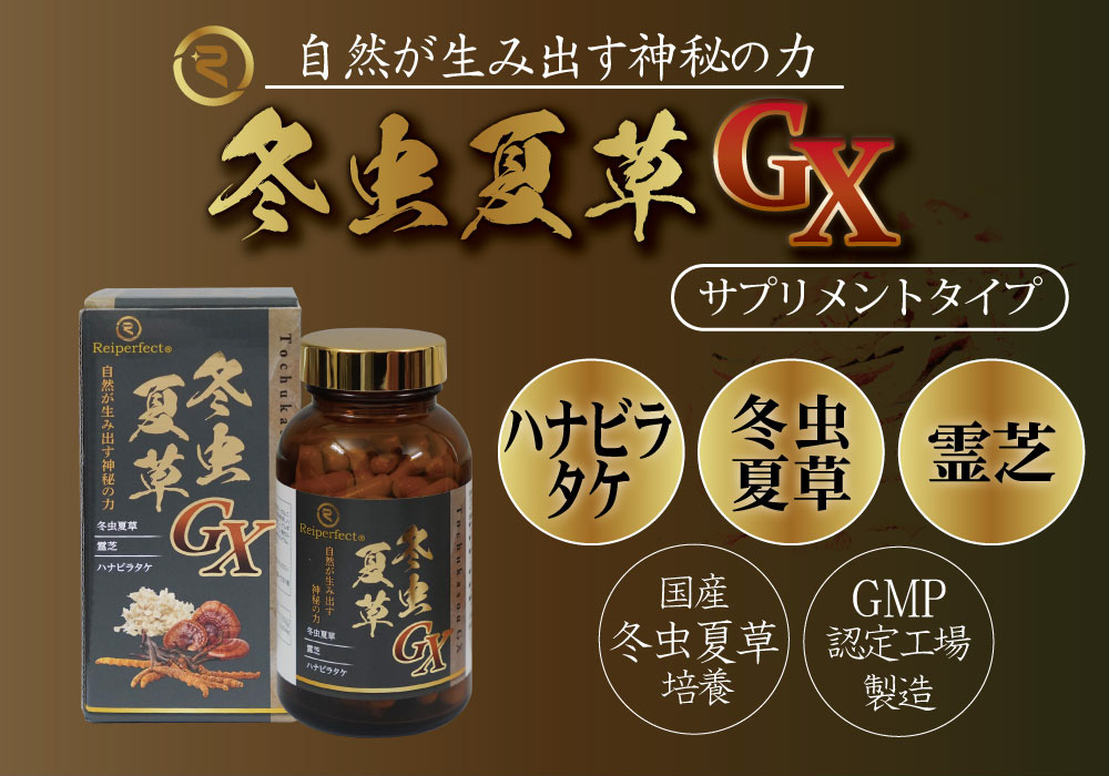自然が生み出す神秘の力 冬虫夏草GX